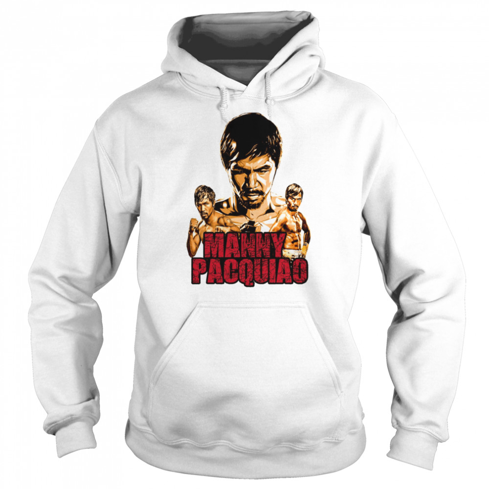 Portrait Fanart Boxing Manny Pacquiao shirt Unisex Hoodie