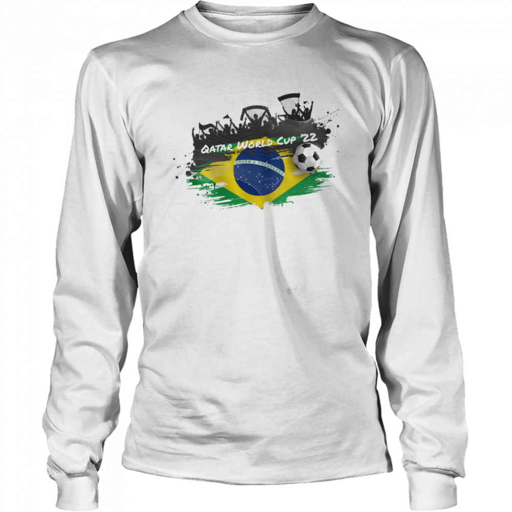QATAR WORLD CUP 2022 BRAZIL FOOTBALL shirt Long Sleeved T-shirt
