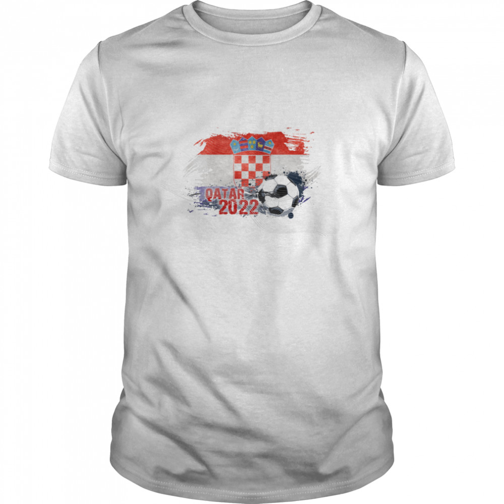 QATAR WORLD CUP 2022 CROATIAN FLAG shirt Classic Men's T-shirt