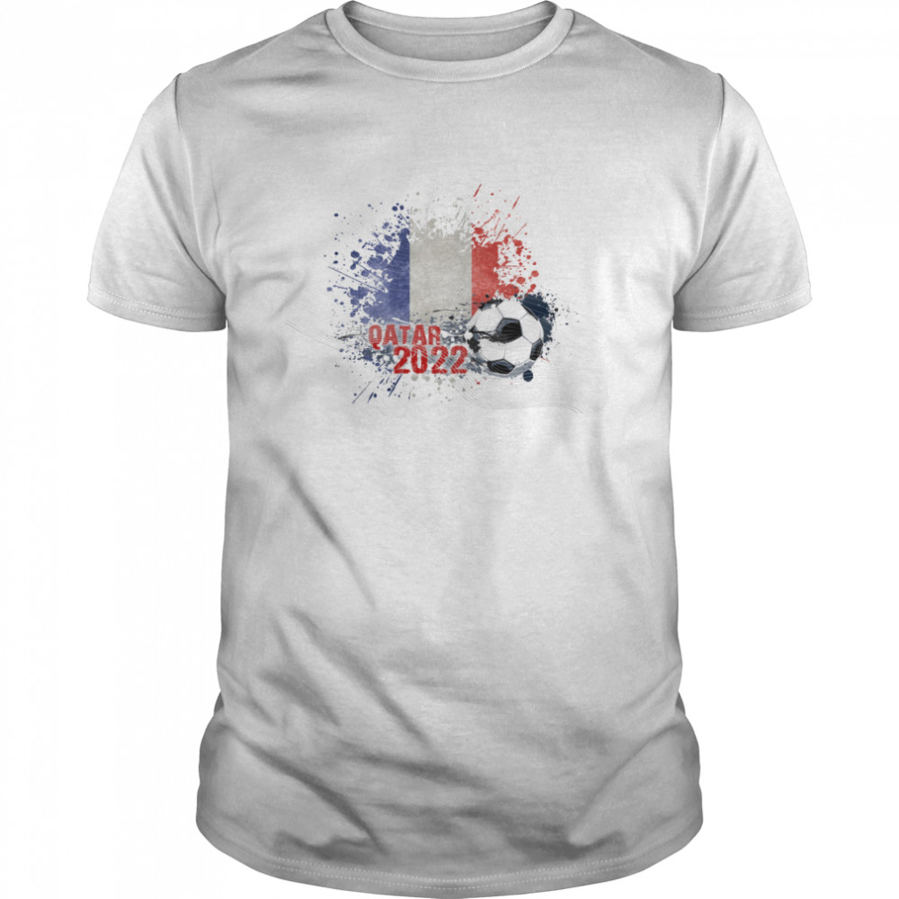 QATAR WORLD CUP 2022 FRANCE FLAG shirt Classic Men's T-shirt