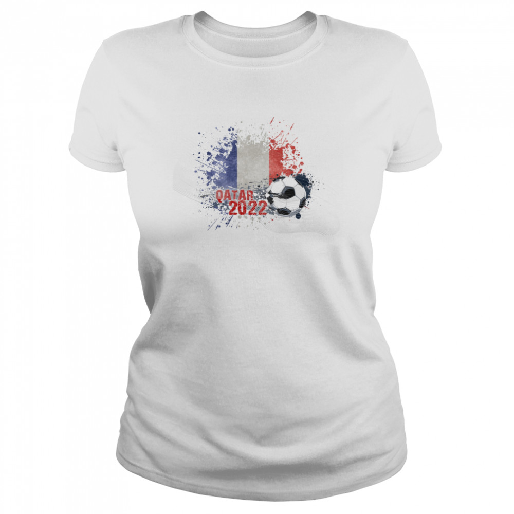 QATAR WORLD CUP 2022 FRANCE FLAG shirt Classic Women's T-shirt