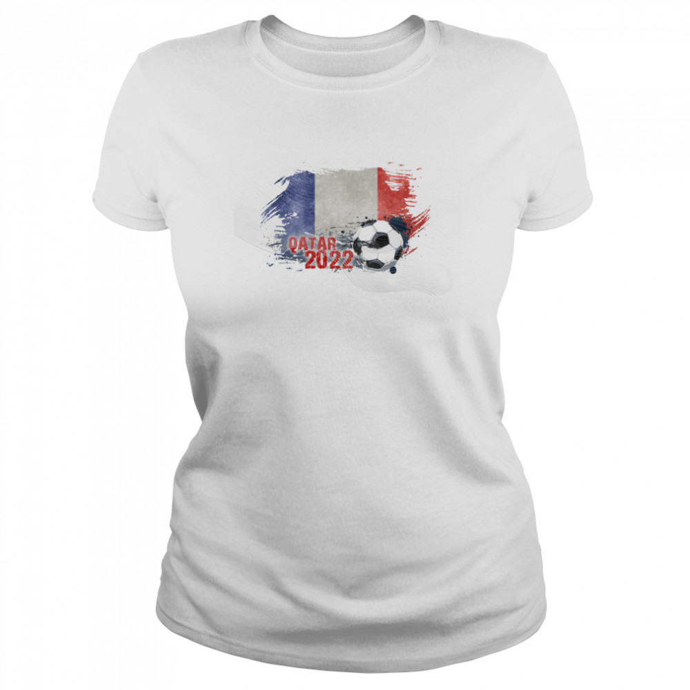 QATAR WORLD CUP 2022 FRENCH FLAG shirt Classic Women's T-shirt