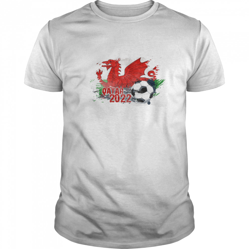 QATAR WORLD CUP 2022 WELSH FLAG shirt Classic Men's T-shirt