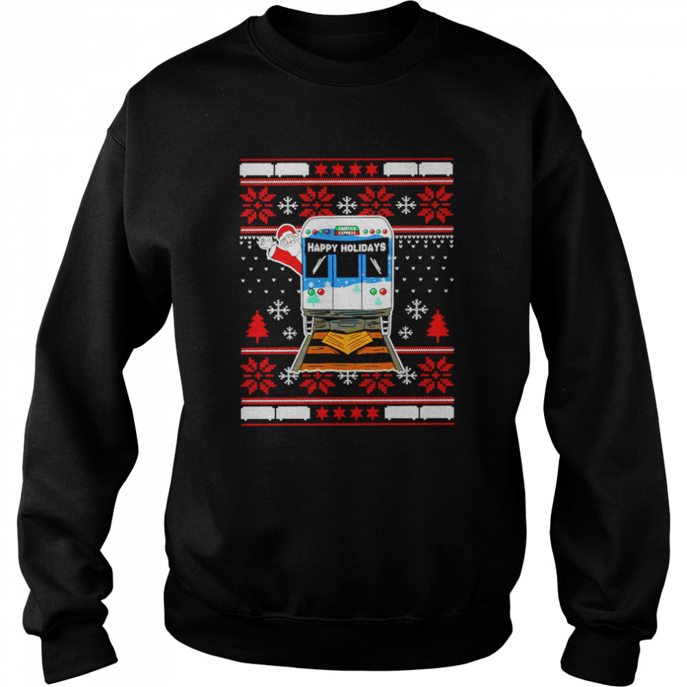 Santa’s Express Happy Holidays Christmas shirt Unisex Sweatshirt