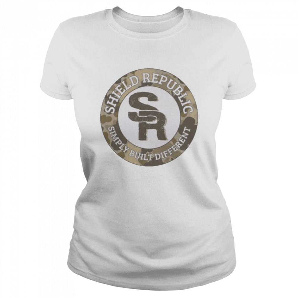 Shield republic simply built different shirt Classic Women's T-shirt