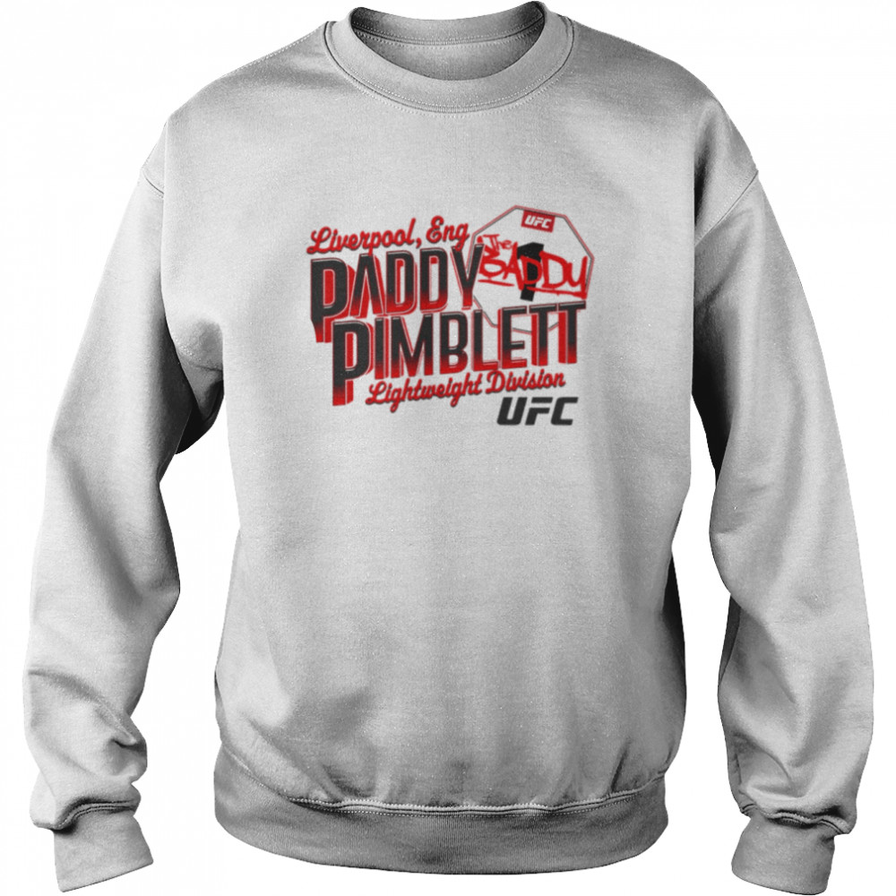 Text Design Lightweight Division Paddy Pimblett shirt Unisex Sweatshirt