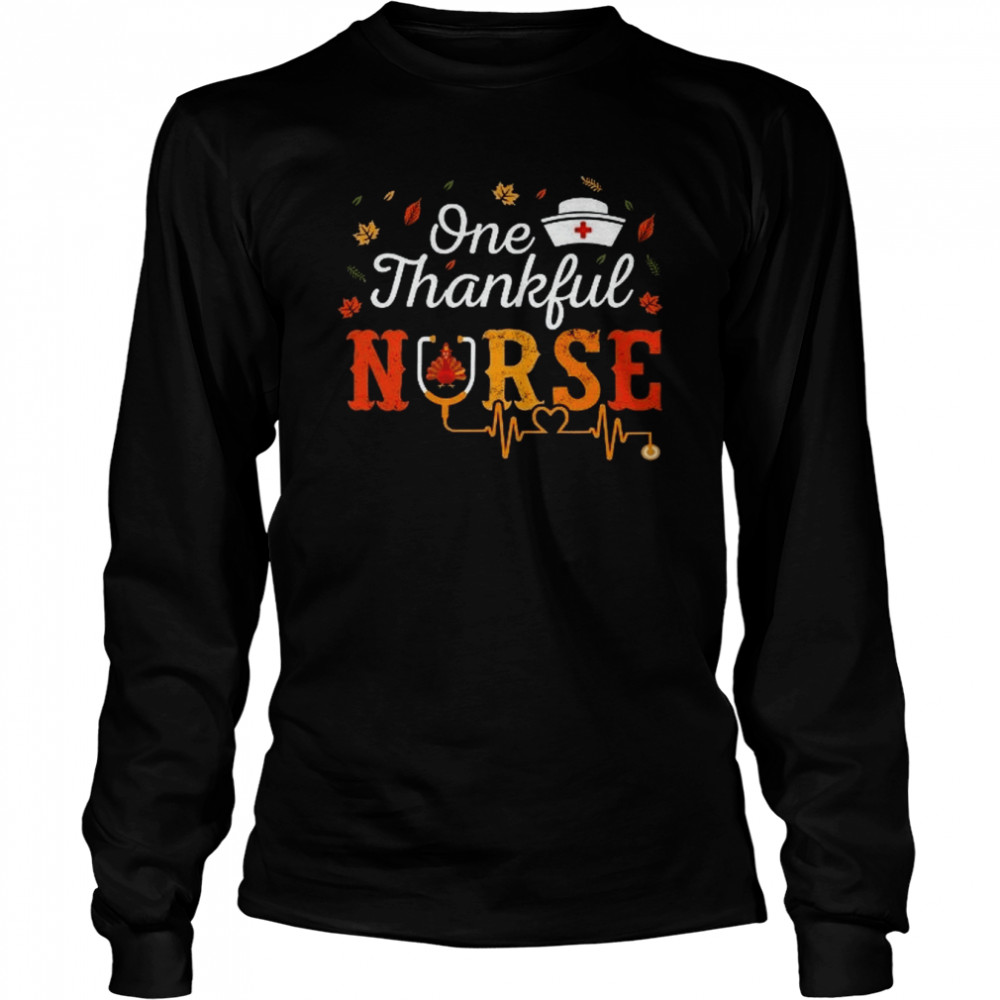 Thanksgiving Nurse  Long Sleeved T-shirt