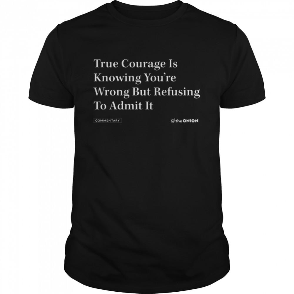The onion true courage vintage shirt Classic Men's T-shirt
