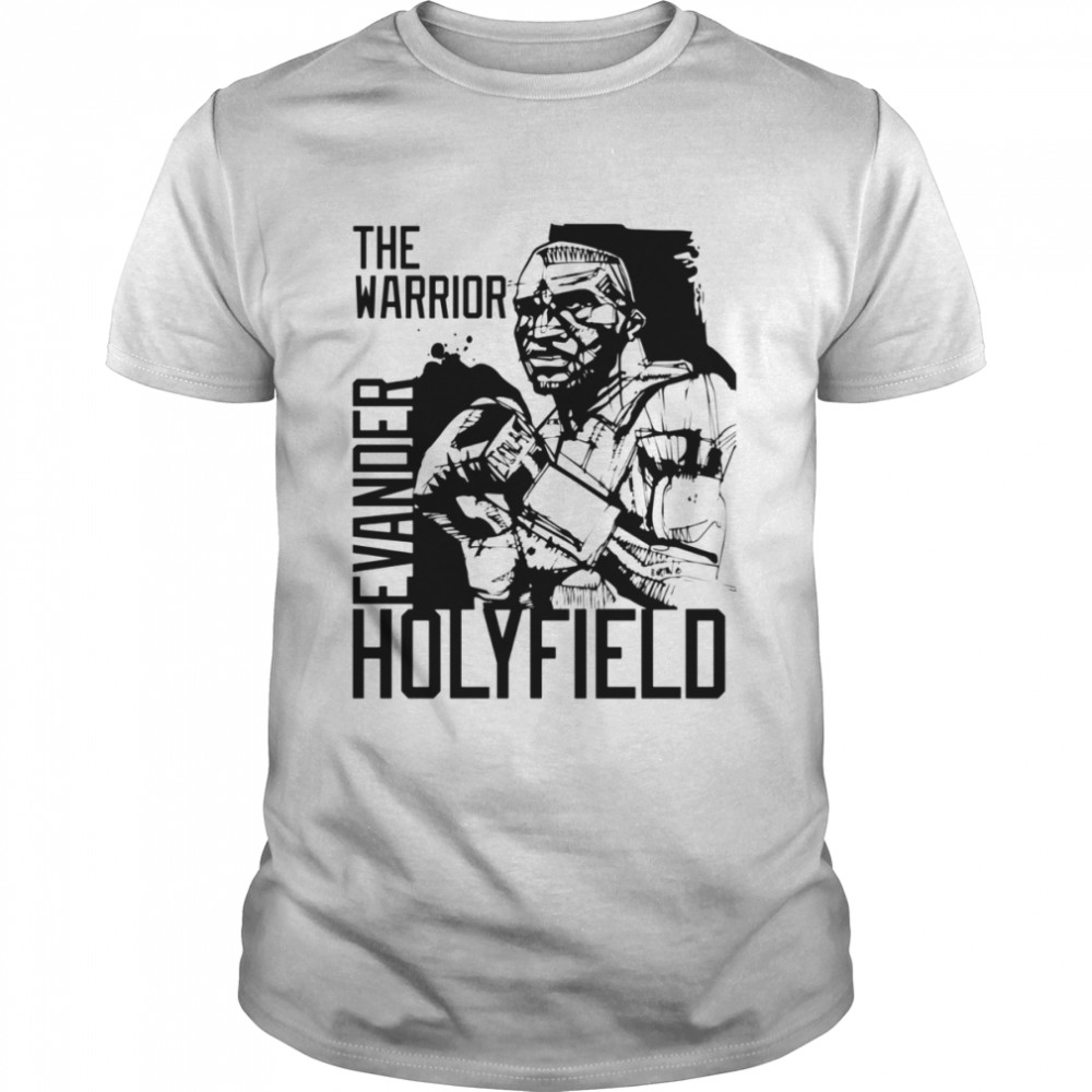 The Warrior Evander Holyfield Black And White shirt Classic Men's T-shirt