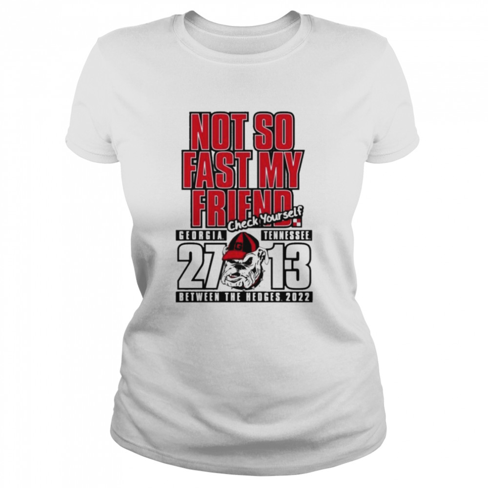 University of Georgia Football 2022 Dawgs Win over Tennessee Score T- Classic Women's T-shirt
