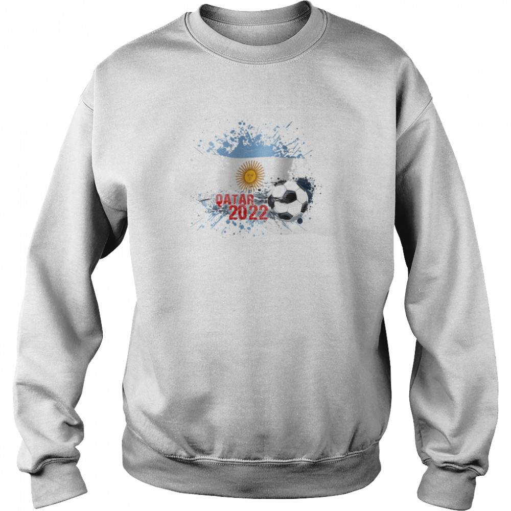 WORLD CUP 2022 ARGENTINIAN FLAG shirt Unisex Sweatshirt