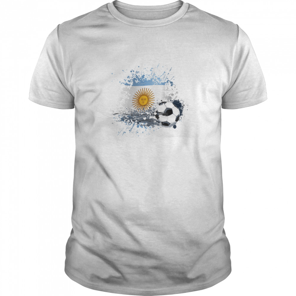 WORLD CUP 2022 ARGENTINIAN FLAG TEXTLESS shirt Classic Men's T-shirt