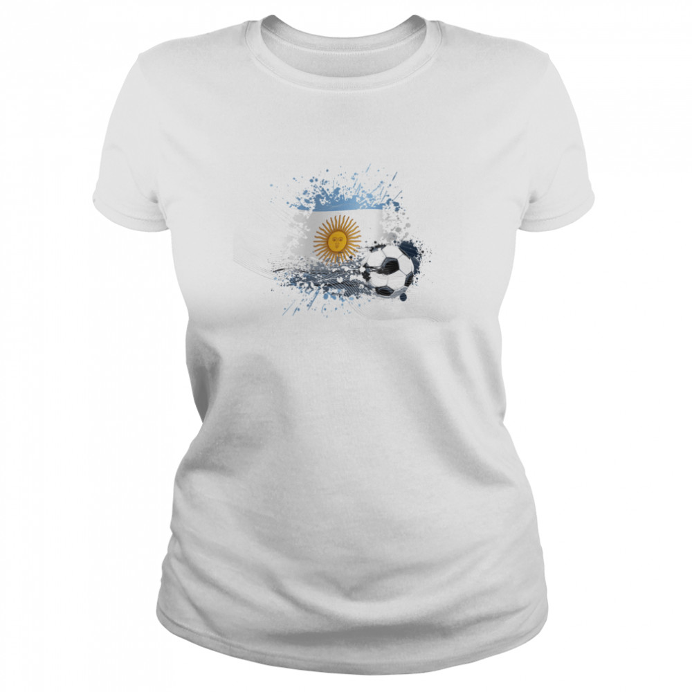 WORLD CUP 2022 ARGENTINIAN FLAG TEXTLESS shirt Classic Women's T-shirt