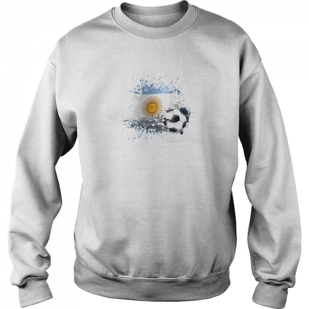 WORLD CUP 2022 ARGENTINIAN FLAG TEXTLESS shirt Unisex Sweatshirt