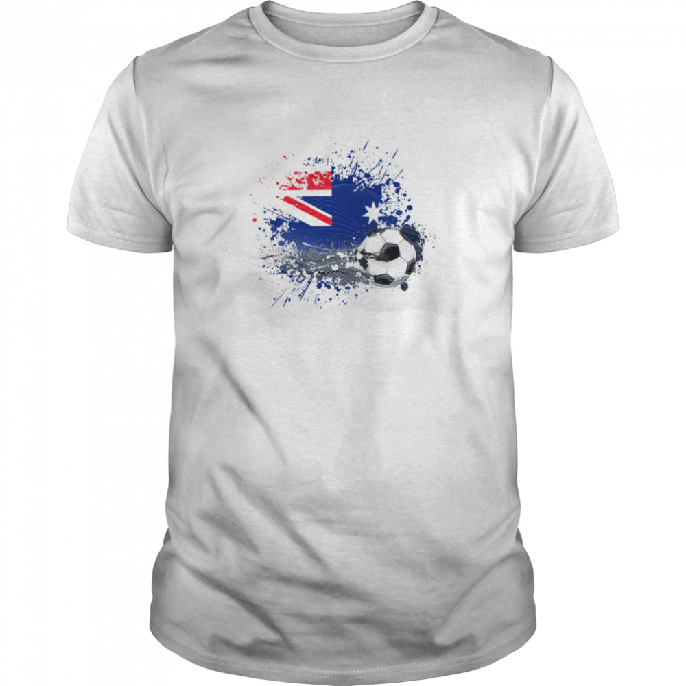 WORLD CUP 2022 AUSTRALIAN FLAG TEXTLESS shirt Classic Men's T-shirt