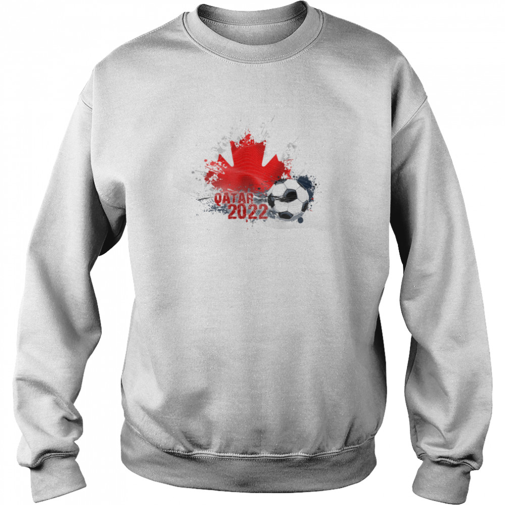 WORLD CUP 2022 CANADIAN FLAG shirt Unisex Sweatshirt