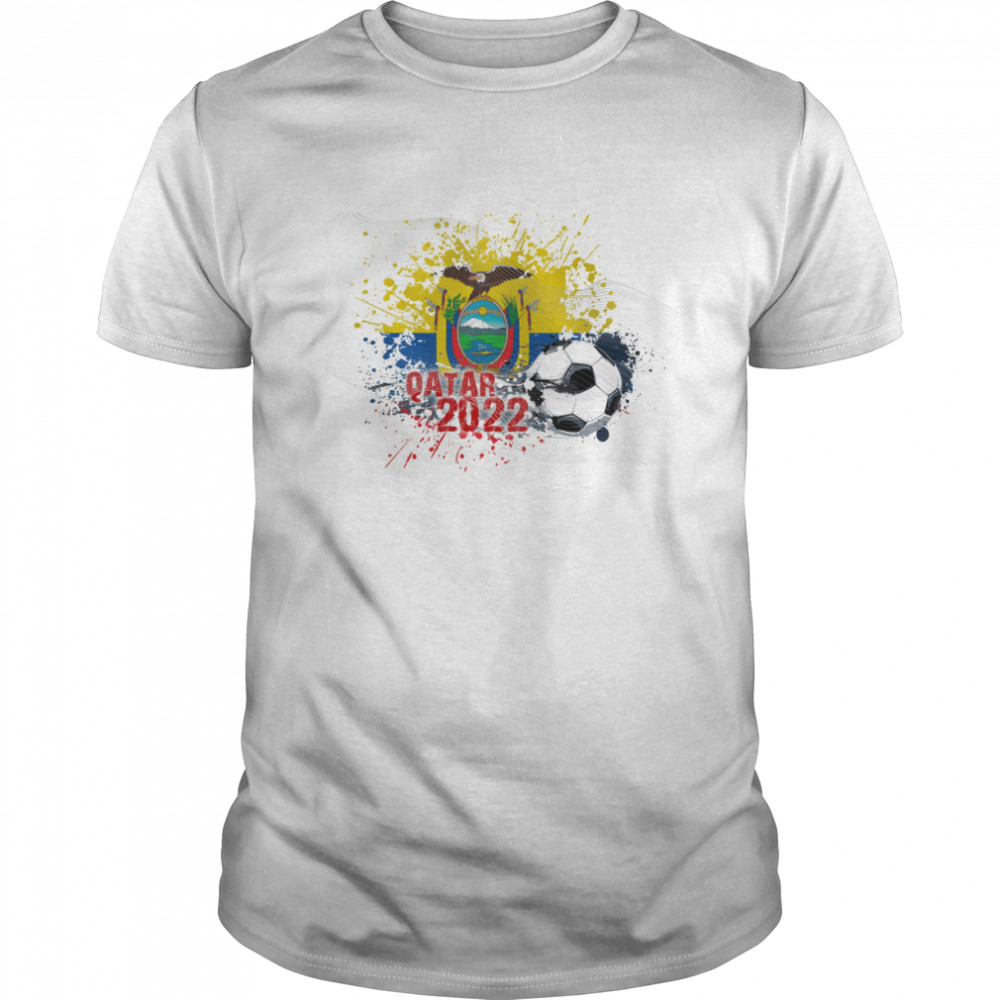 WORLD CUP 2022 ECUADORIAN FLAG shirt Classic Men's T-shirt
