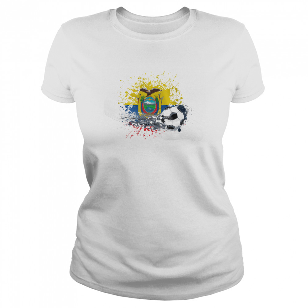 WORLD CUP 2022 ECUADORIAN FLAG TEXTLESS shirt Classic Women's T-shirt