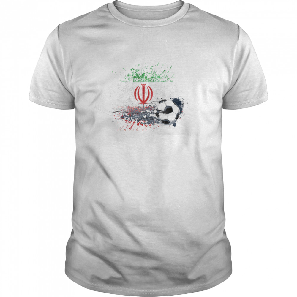 WORLD CUP 2022 FLAG OF IRAN TEXTLESS shirt Classic Men's T-shirt