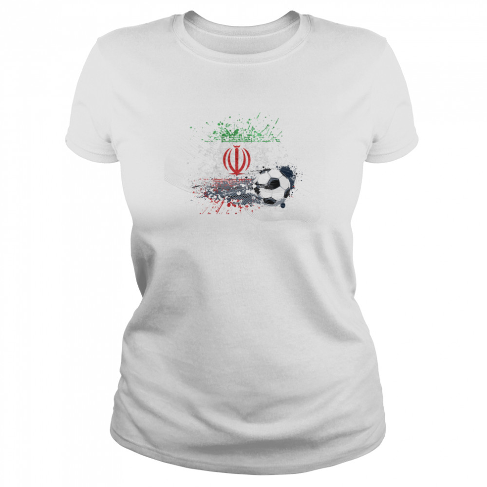 WORLD CUP 2022 FLAG OF IRAN TEXTLESS shirt Classic Women's T-shirt