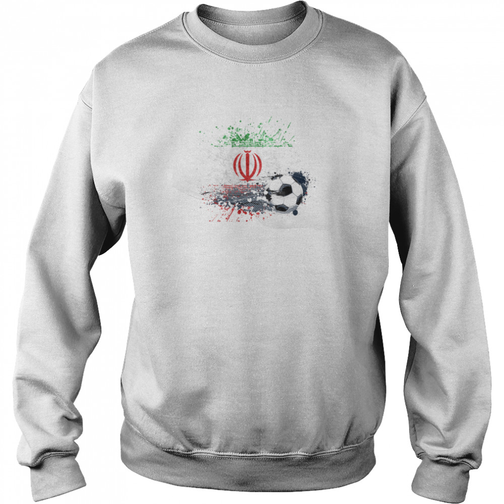 WORLD CUP 2022 FLAG OF IRAN TEXTLESS shirt Unisex Sweatshirt