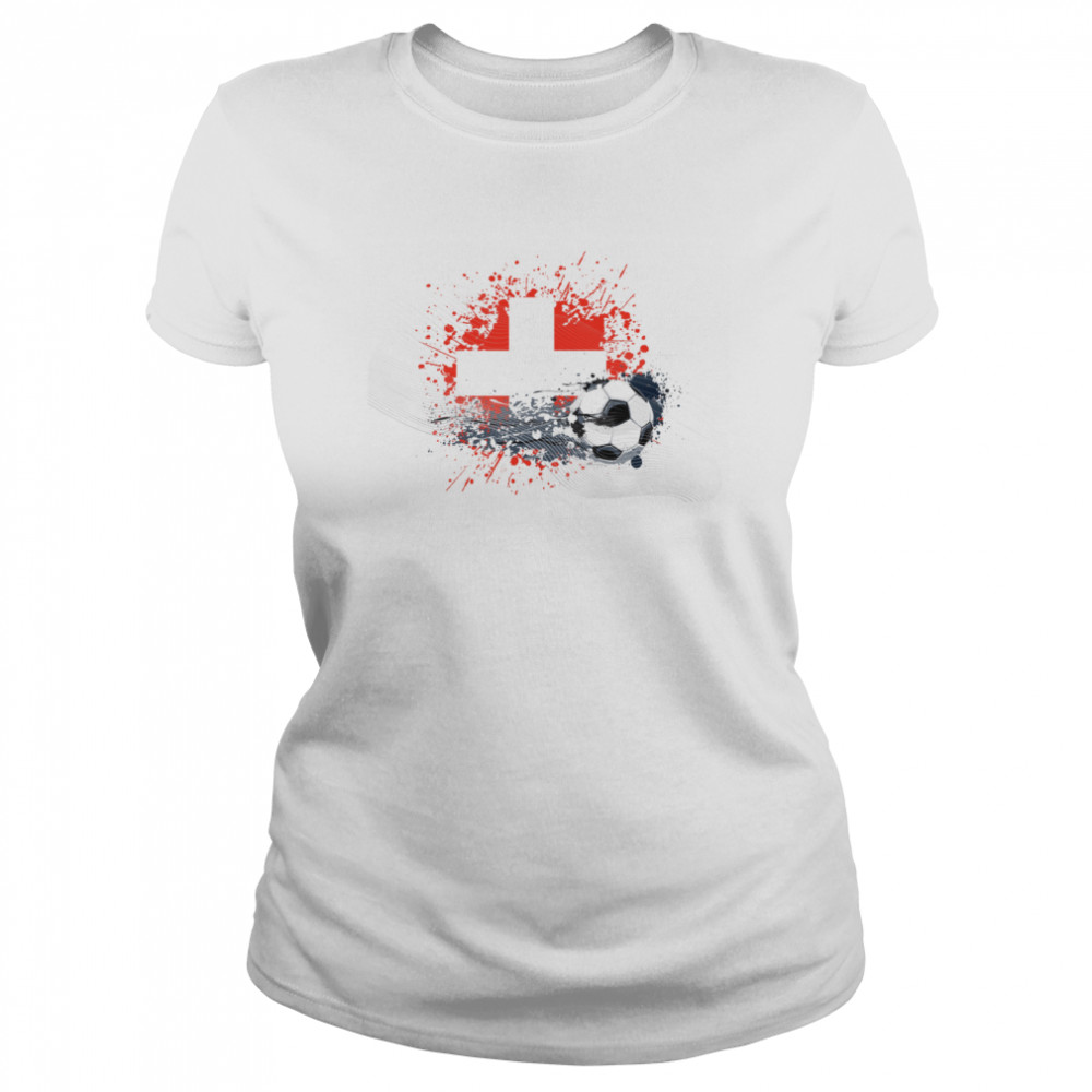 WORLD CUP 2022 FLAG OF SWITZERLAND TEXTLESS shirt Classic Women's T-shirt