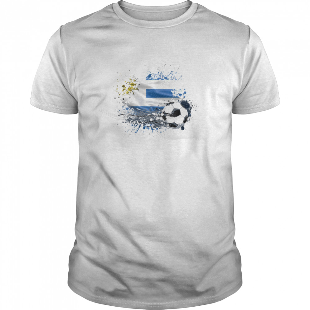 WORLD CUP 2022 FLAG OF URUGUAY TEXTLESS  shirt Classic Men's T-shirt