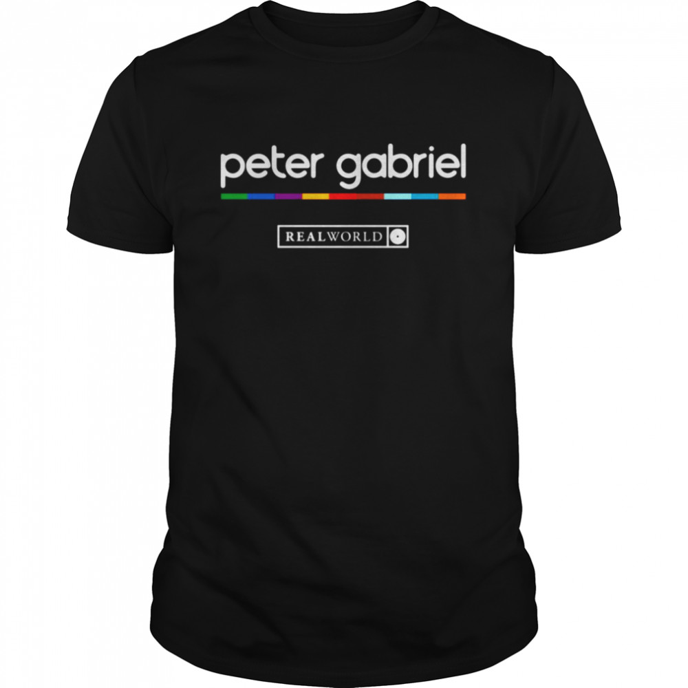 Real World Peter Gabriel Pop shirt
