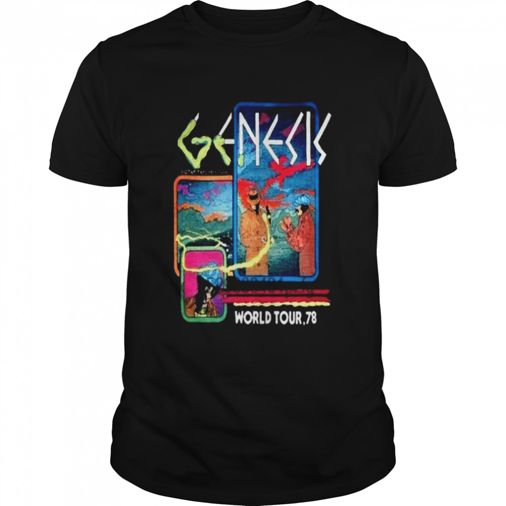 World Tour ’78 Genesis Band Last Domino shirt