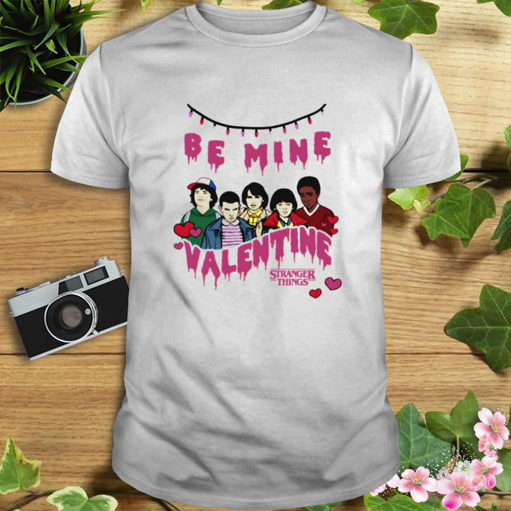 Be Mine Stranger Things Valentine’s Day Group shirt