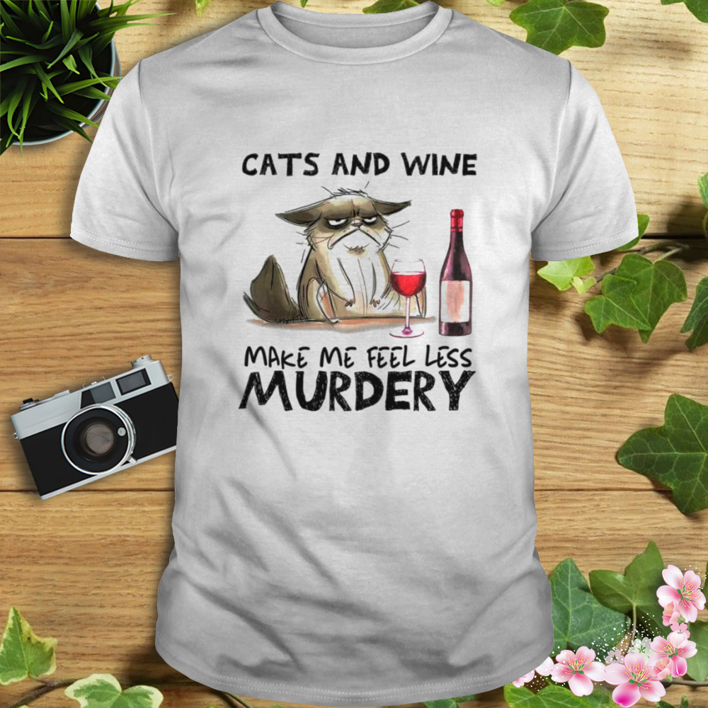 Cat Wine Lover shirt