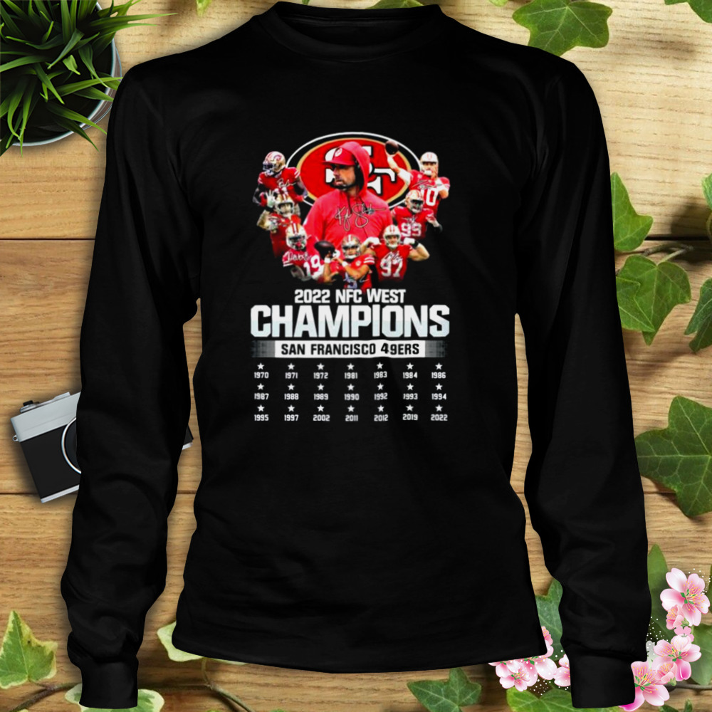 2022 NFC West Division Champions Shirt San Francisco 49ers - Ellieshirt