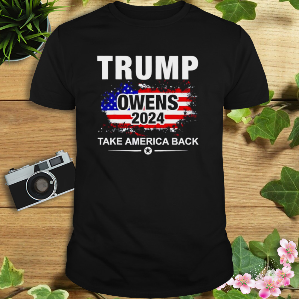 trump owens 2024 take American back shirt