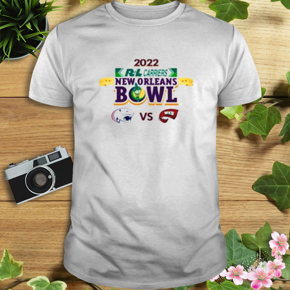 College football 2022 new orleans bowl western ky vs south alabama shirt 1 Unisex shirt