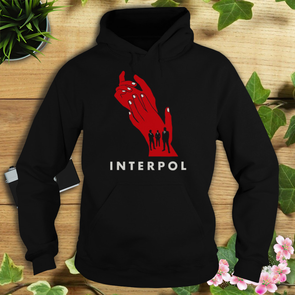 Interpol Band Hands Red shirt 4 Hoodie tshirt