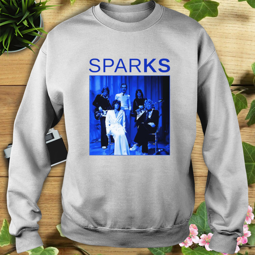 Music Vintage Retro Sparks Blue Christmas shirt 5 Sweat shirt