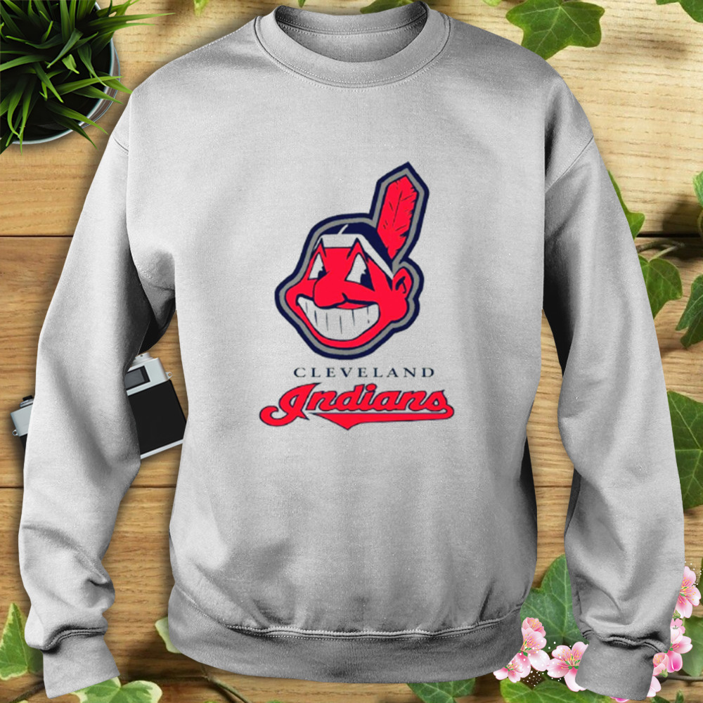 New Logo Baseball Cleveland Indians Red Art shirt 5 Sweat shirt