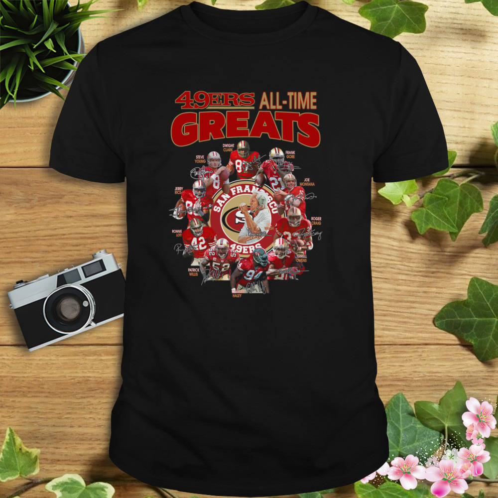 San Francisco 49ers Members All-Time Greats New Vesion T-Shirt