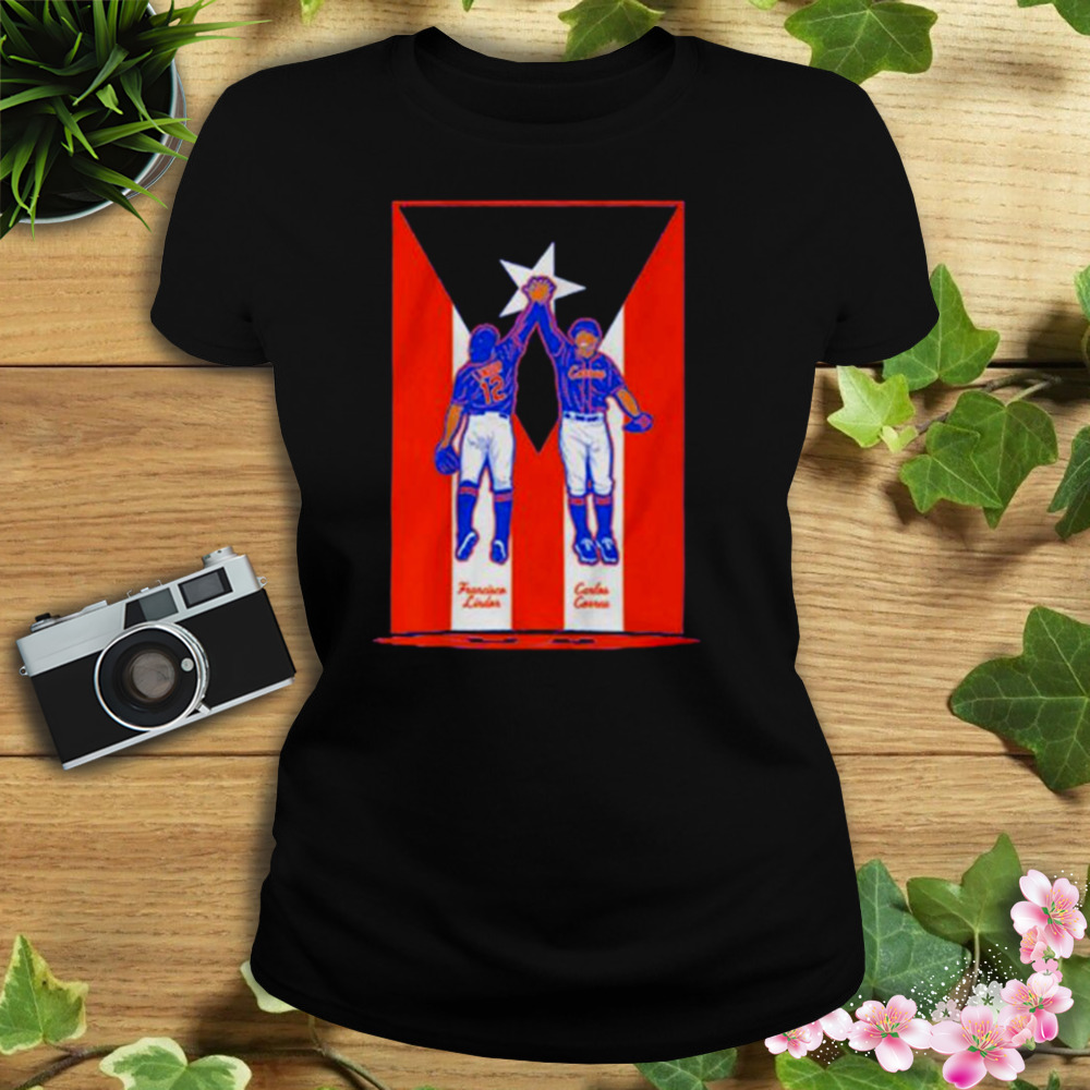 francisco Lindor and Carlos Correa Puerto Rico New York Mets shirt 2 Women's tshirt