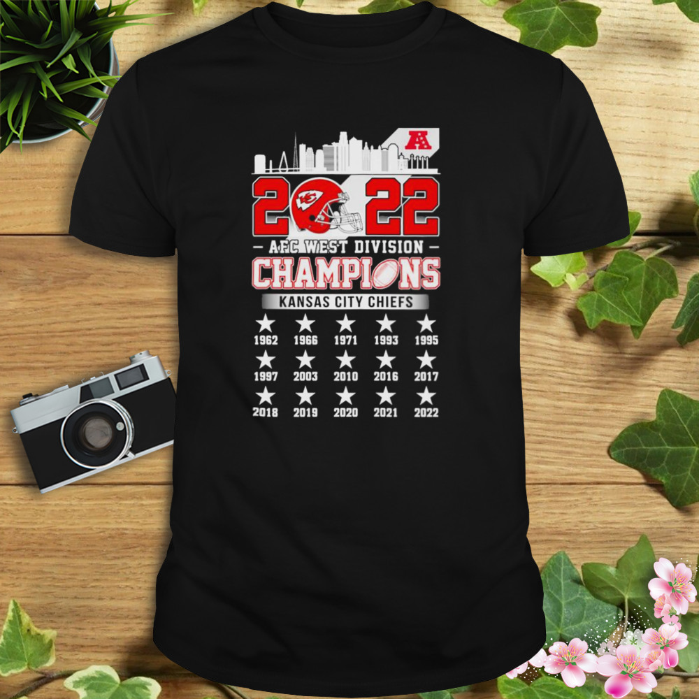 Kansas City Chiefs 2021 2022 Afc West Division Champions Shirt