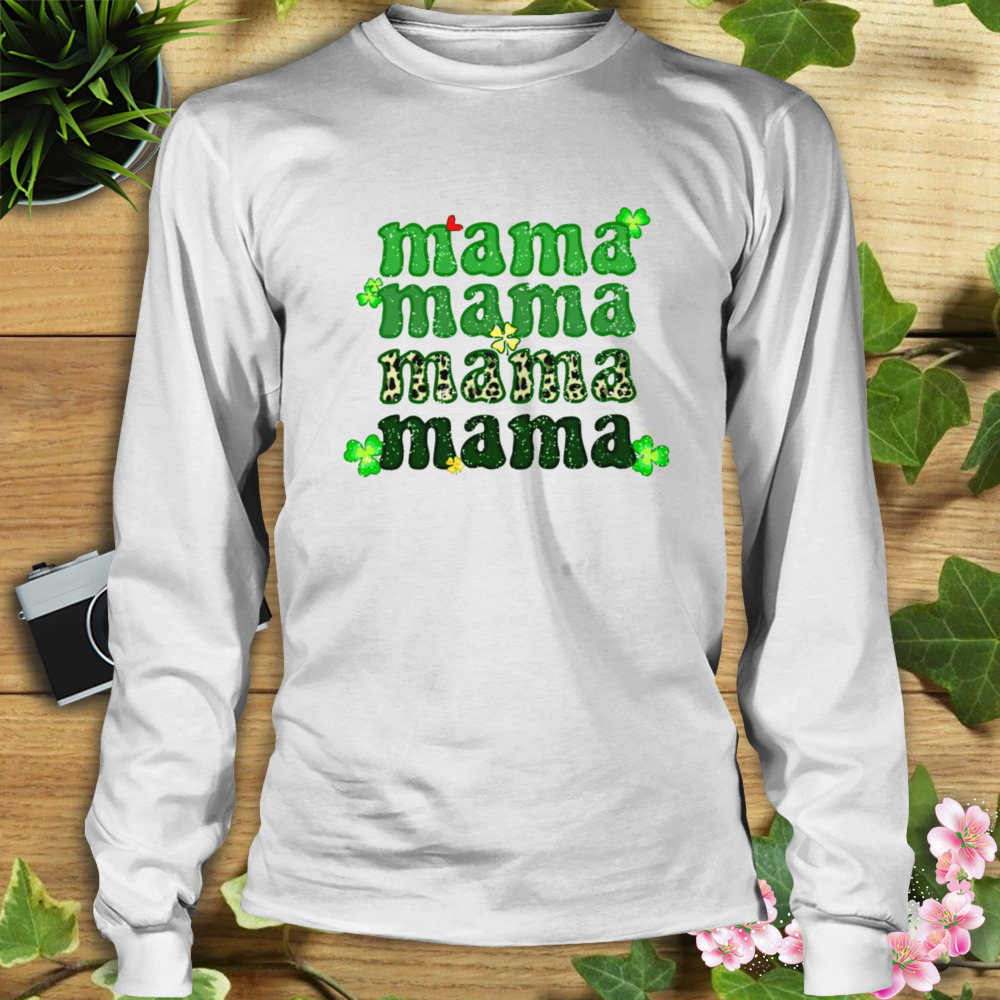 Lucky Mama Repeat St Patrick’s Day Comfort Colors T-shirt 3 Longsleeve shirt
