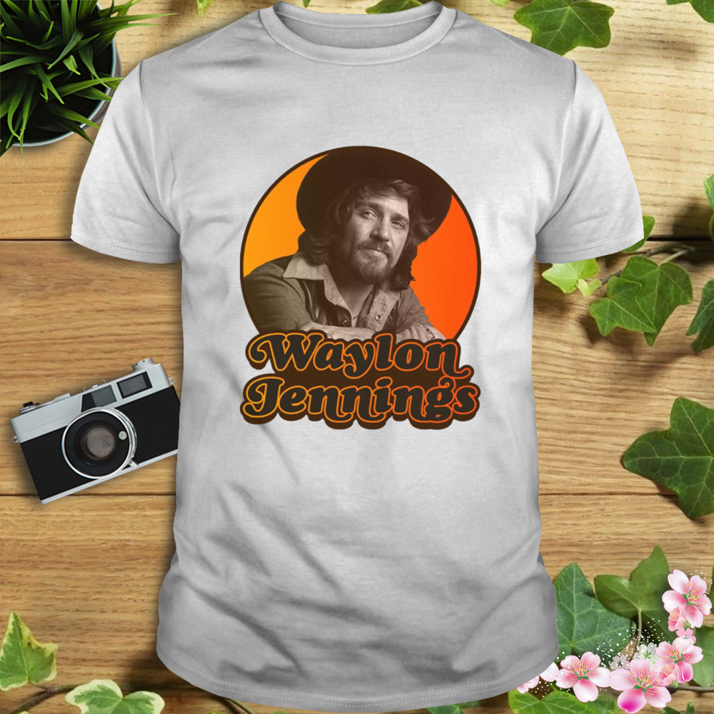 Retro Waylon Jennings shirt