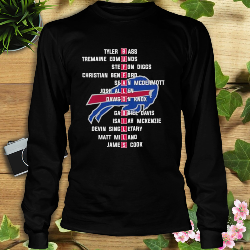 Roster Buffalo Bills 2022 AFC East division Champions shirt