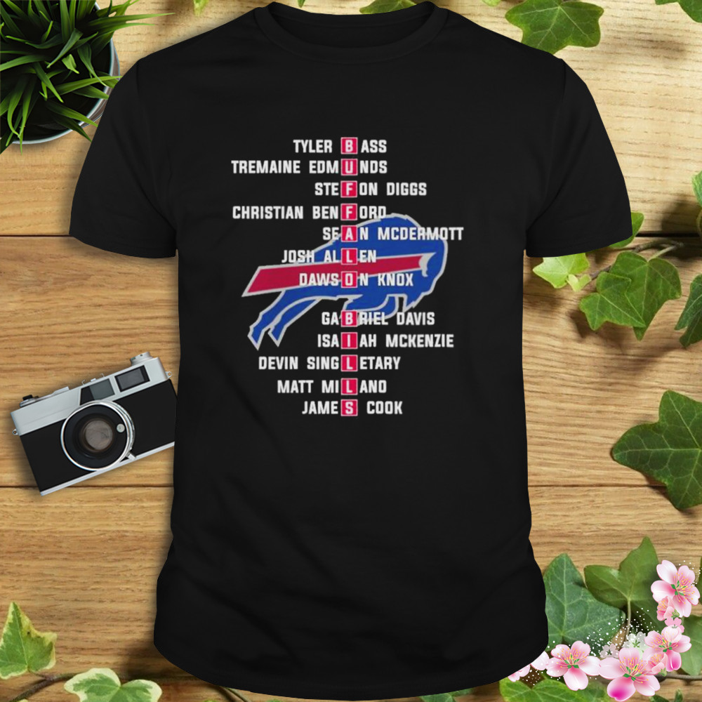 Roster Buffalo Bills 2022 Afc East Division Champions T-Shirt - Hnatee