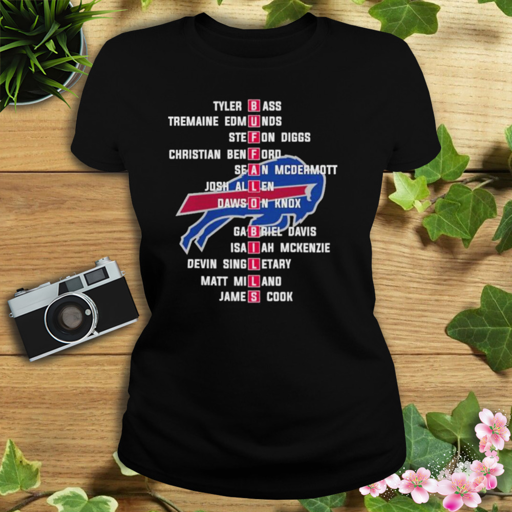 Roster Buffalo Bills 2022 Afc East Division Champions T-Shirt - Hnatee