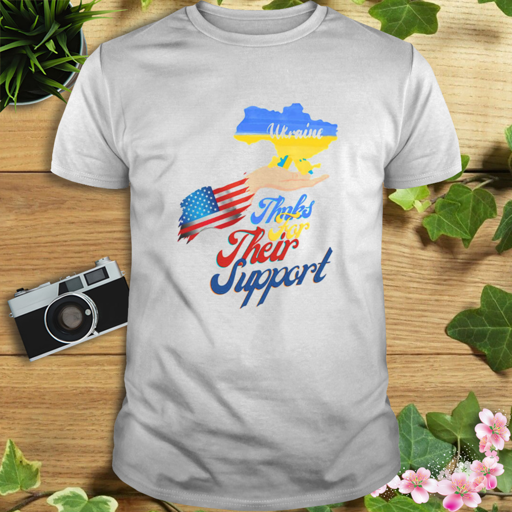 Thanks Americans For Their Support I Stand With Ukraine Ukraine Flag Fist Fight Like Ukraine shirt 1 Unisex shirt