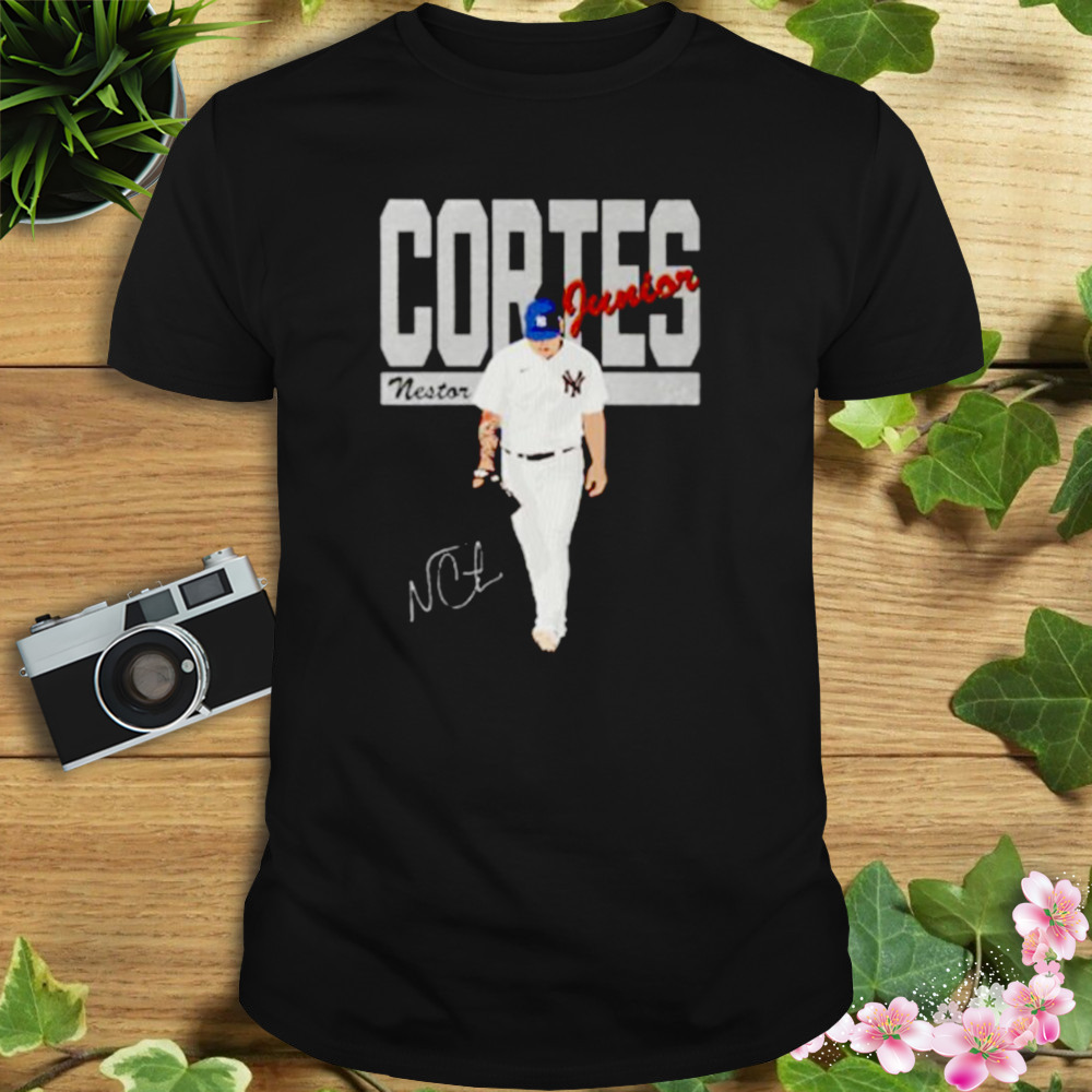 nestor Cortes Jr New York Yankees signature shirt
