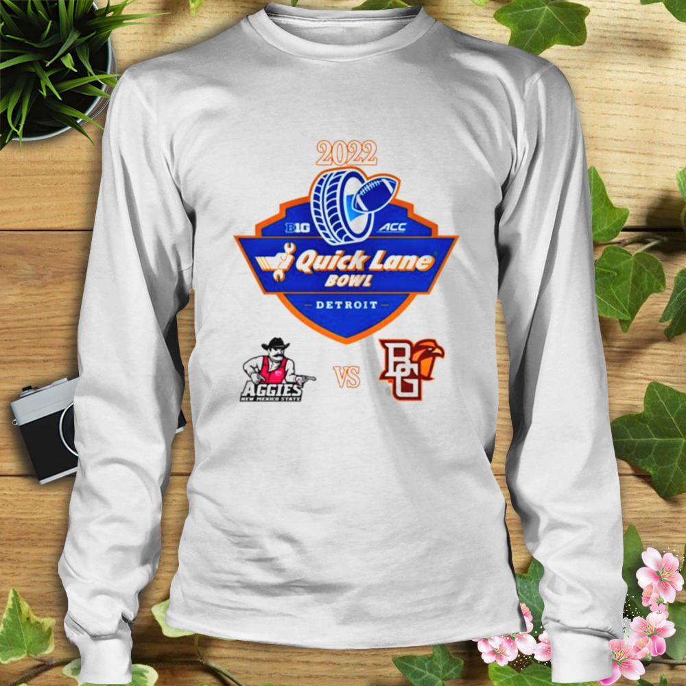 2022 Quick Lane Bowl New Mexico State vs Bowling Green shirt 3 Longsleeve shirt