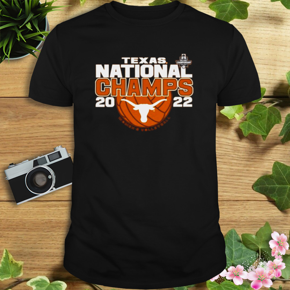 Texas Longhorn Volleyball 2 Sided National Champions 2022 Tee shirt