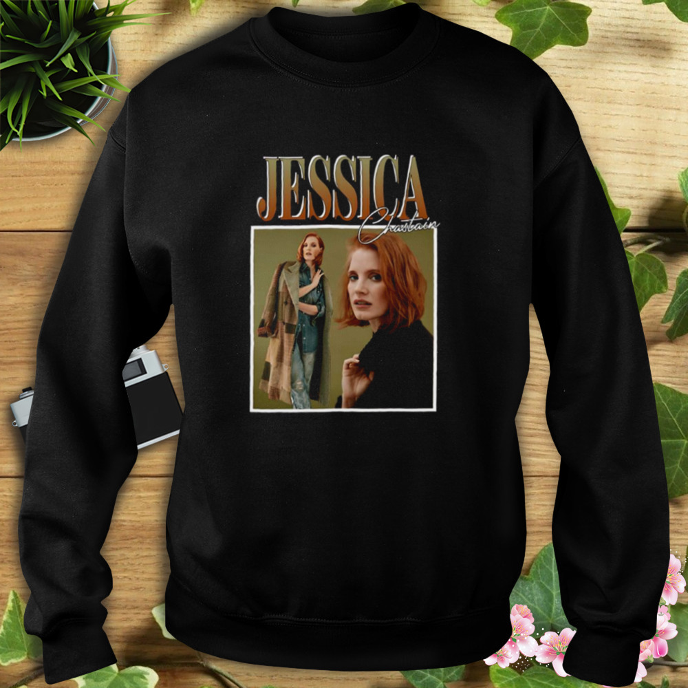 Jessica Chastain Collage Design shirt 5 Sweat tshirt